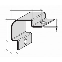 Cornières de protection d'angles à sceller en Aluminium, Inox