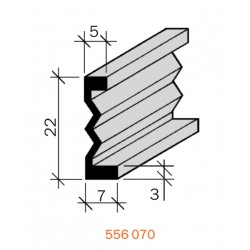 Joint de fractionnement laiton filé brut 556070