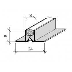 Joint de fractionnement pour sol JF 10 PVC 