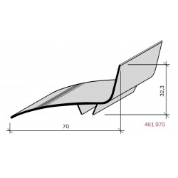 Couvre-joint aluminium d'angle pour façade